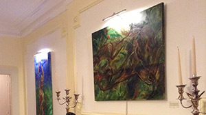 Exhibition at the Serbian Embassy - Pre opening